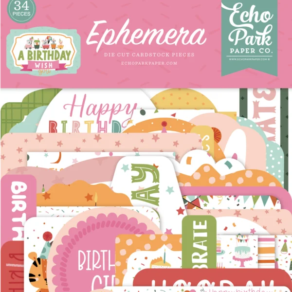 A Birthday Wish Girl Die Cuts