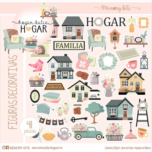 Die Cuts Hogar Dulce Hogar