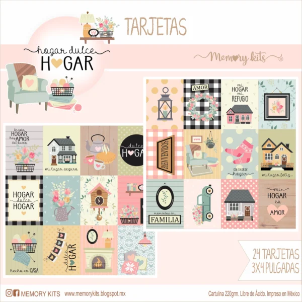 Tarjetas Hogar Dulce Hogar