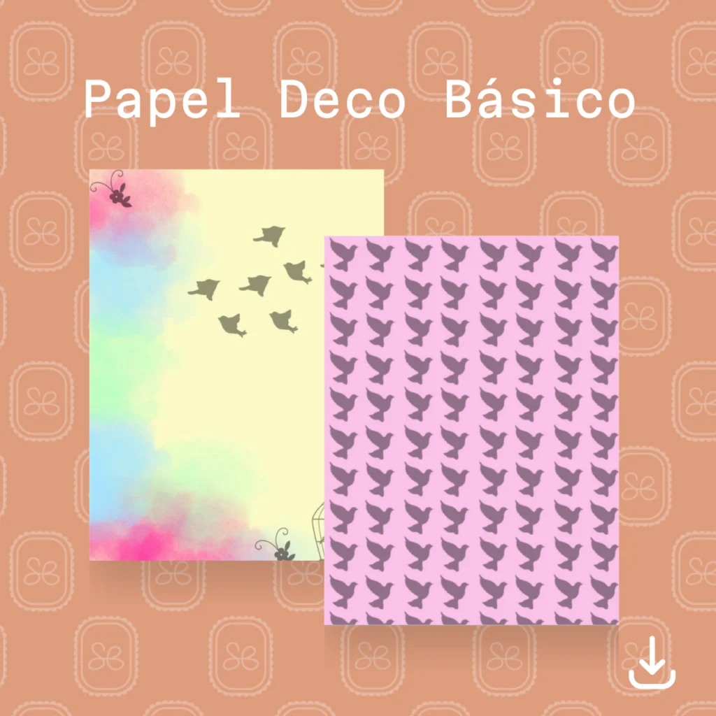 Papel digital shabby chic