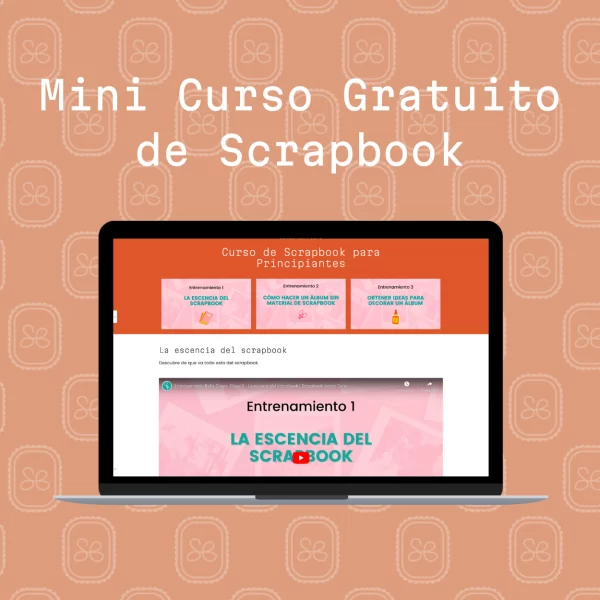 Mini Curso Gratuito de Scrapbook