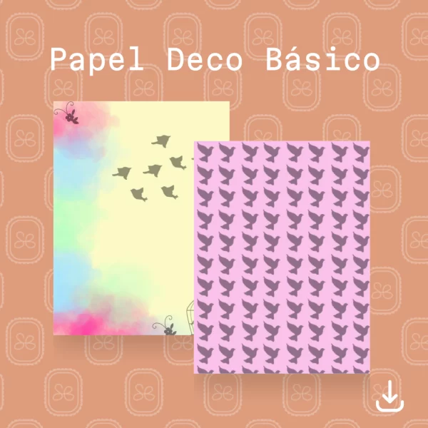 Papel digital shabby chic